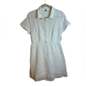 NWT OLD NAVY SHORT SLEEVE EYELET DRESS